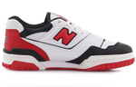 New Balance NB 550 shifted sport pack Low help retro basketball shoes Men-Women's White Black Red