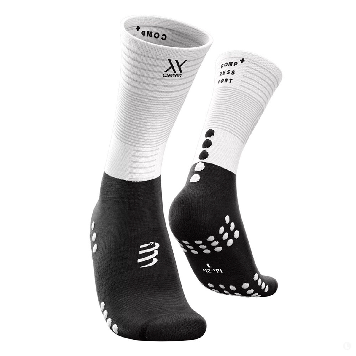 Носки Mid Compression White/Black