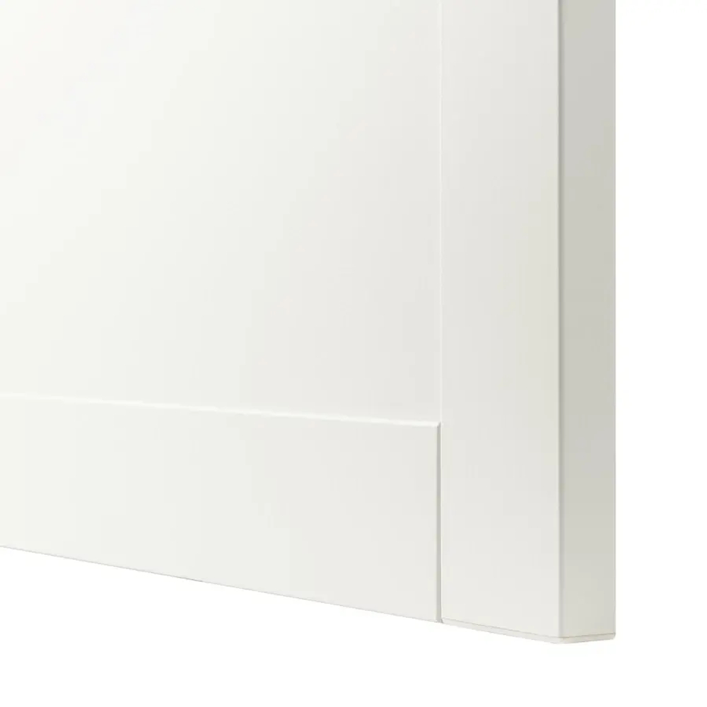 Тумба под ТВ с ящиками - IKEA BESTÅ/BESTA/БЕСТО ИКЕА, 42х48х120 см, белый