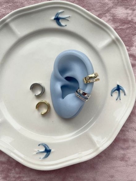 Кафф двойной со стразами