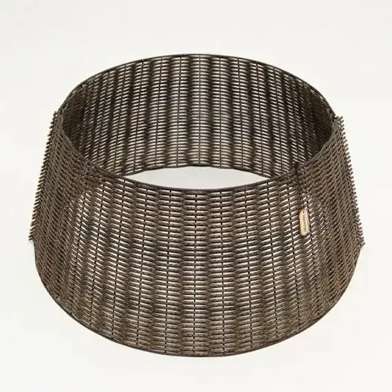 Корзина под елку Люкс Палермо 65 см., разборная, корица, ЕлкиТорг (65-224)