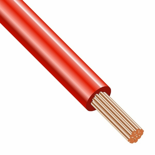 Провод установочный ПуГВнг(А)-LS 1х2,5 гибкий силовой медный (ПВ-3) красный ГОСТ 31947 ККЗ KKZ40-00010377