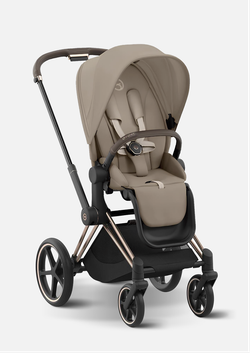 Cybex Детская коляска Priam IV Rosegold 2 в 1 цвет Cozy Beige