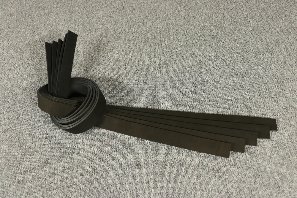 Ременная заготовка Черная ширина 35 мм (34мм)