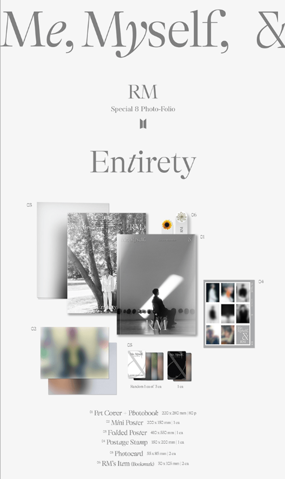 Фотобук Special 8 Photo-Folio Me, Myself, and RM ‘Entirety’