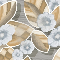 ДЕКОР FLORE GRIS 20X20 ОТ VIVES