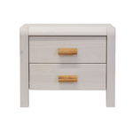Тумба прикроватная Мадейра 2 ящика из массива сосны