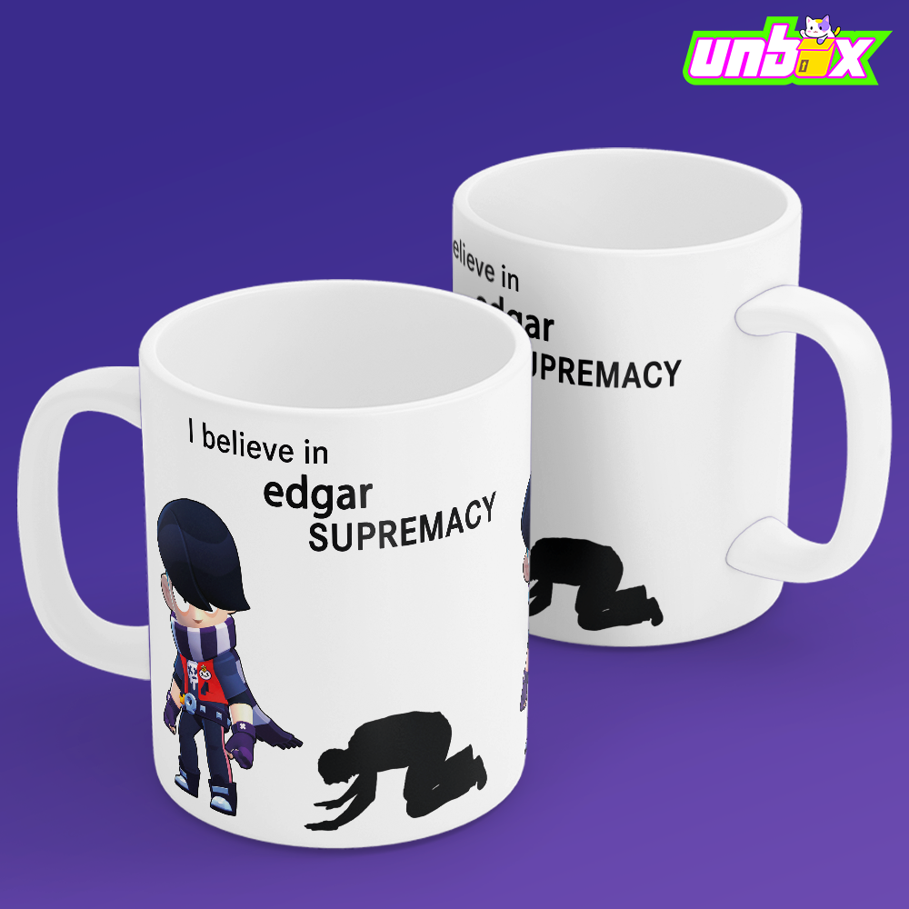 Кружка I believe in Эдгар supremacy Edgar Бравл Старс