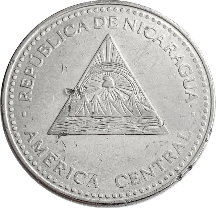 5 кордоб 2007 Никарагуа VF