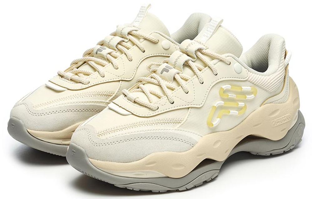 FILA FUSION Cheese Sneakers "Cream White" Women"s