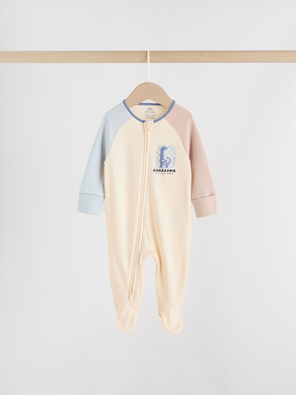 Комбинезон / Cлип для малышей Next F35-918, 4 шт., Молочный, Синий