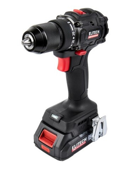 Дрель-шуруповерт аккумуляторная ELITECH CD 20SL2 (E2201.040.01) HD 205717
