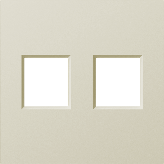 Накладка 2-я для розеток RJ45, TV, SAT,  шампань,  серия A07