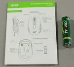 Acer Wireless Optical Mouse OMR070  <ZL.MCEEE.00D>  (RTL) USB 6btn+Roll