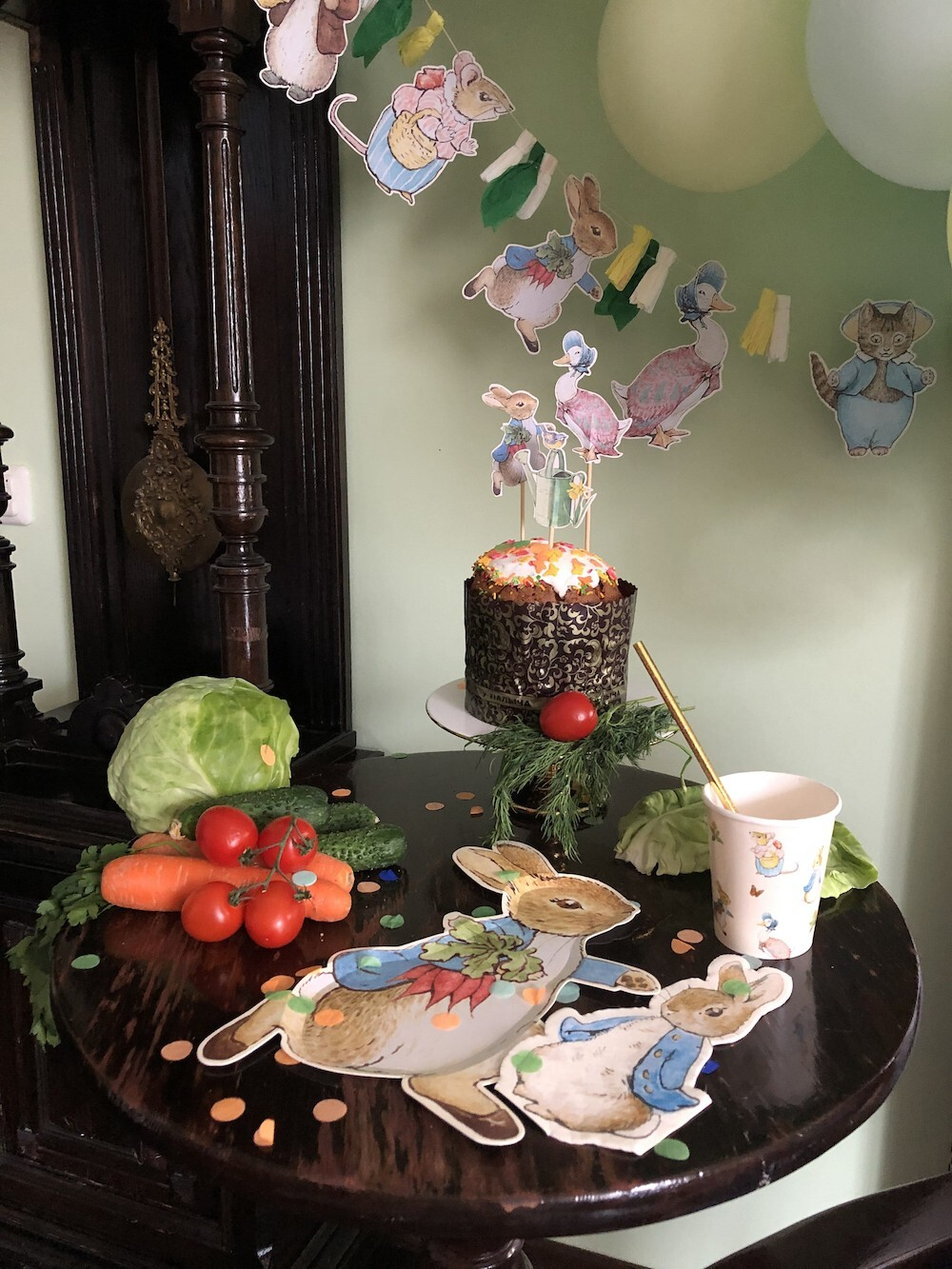 Peter Rabbit at home