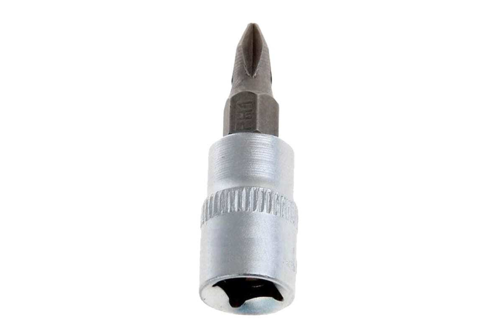 Головка с битой вставкой PH1, квадрат 1/4", CrV// Stels