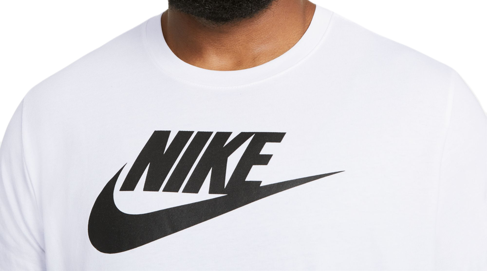 Мужская теннисная футболка Nike Sportswear T-Shirt Icon Futura - белый