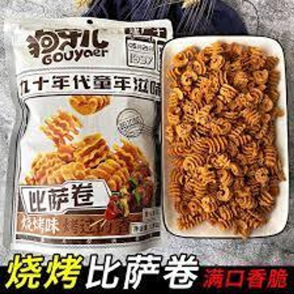 Чипсы пицца ролл со вкусом барбекю Kaqi 158г
