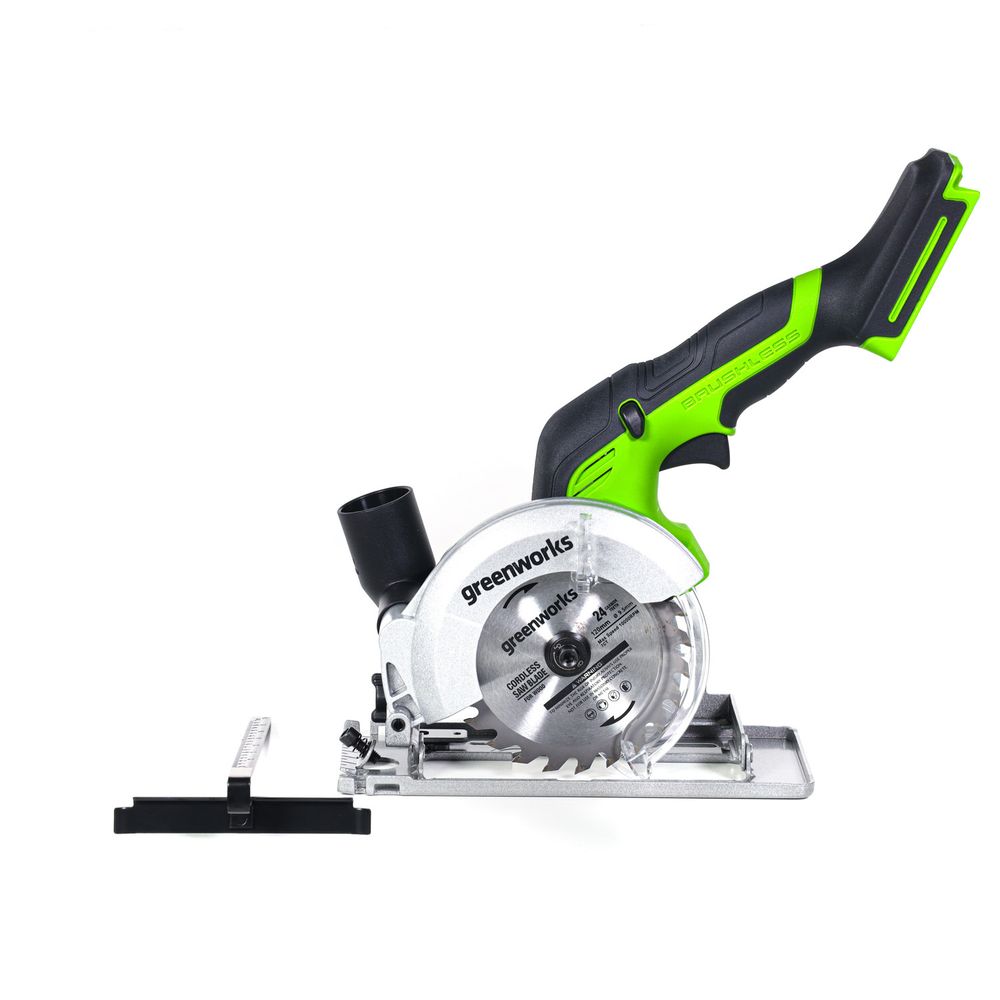 Циркулярная мини пила аккумуляторная Greenworks G24MCS Арт. 1501207, 24V, бесщеточная, без АКБ и ЗУ