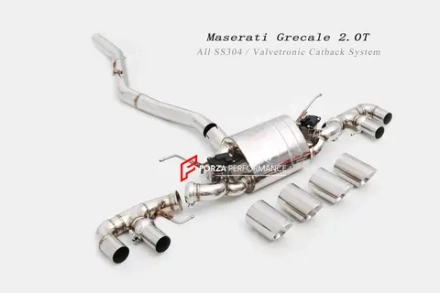 Выхлопная система с заслонками для Maserati GRECALE 2.0