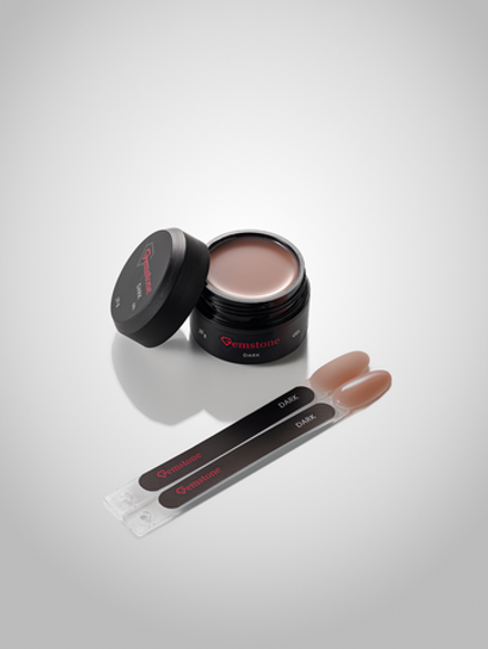 Gemstone Гель моделирующий Hema free, 30 мл Dark Бежево-розовый (холодный)