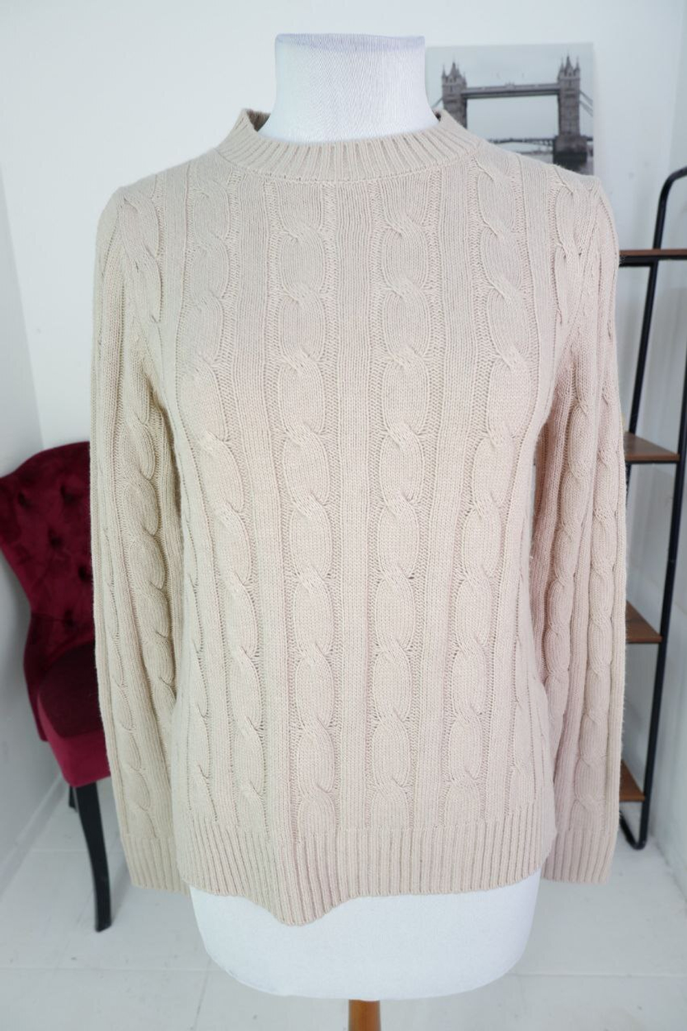 Джемпер ZARINA бежевый 42 размер