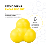 Playology жевательный тройной мяч SQUEAKY BOUNCE BALL для собак средних и крупных пород с пищалкой и с ароматом курицы, цвет желтый