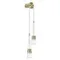 5043/24WL L-VISION ODL24 000 глянц.золото/прозрачный/металл/стекло Бра LED 24W 3000K 2536Лм LUMP