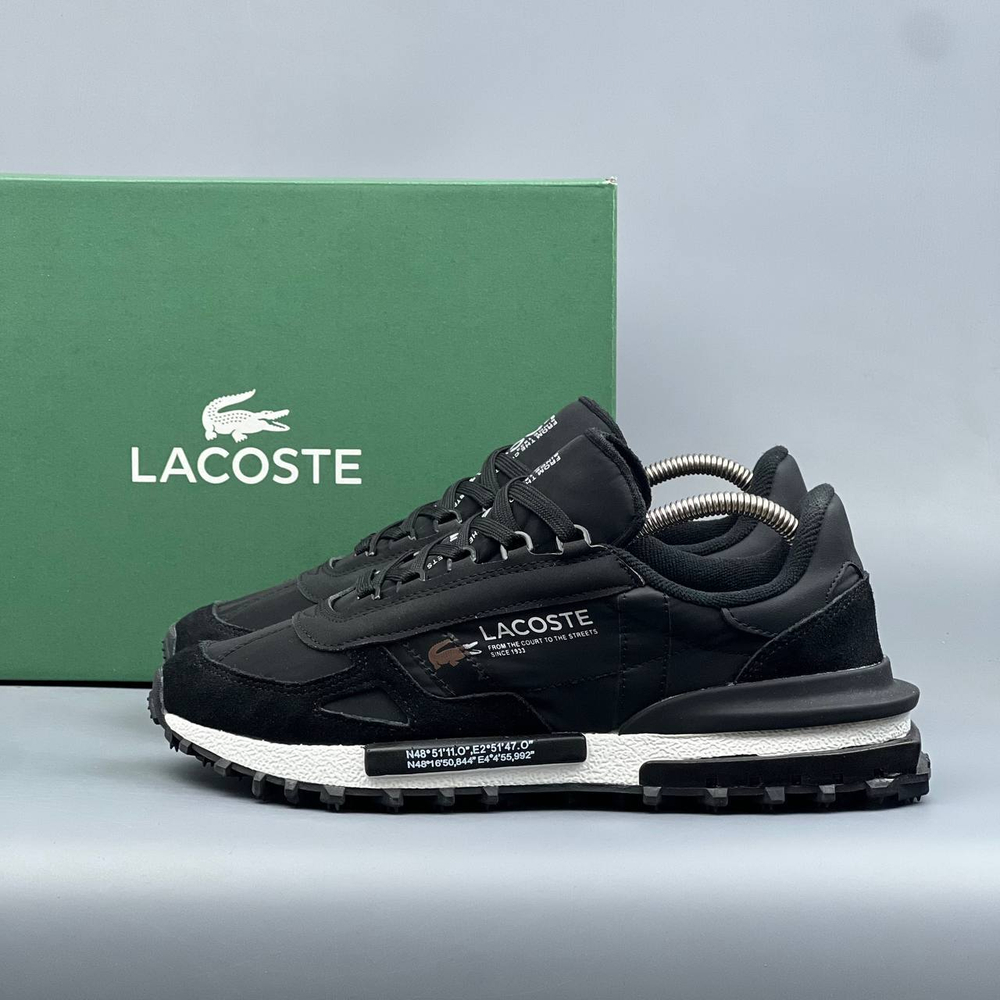 Кроссовки Lacoste elite-active #103 (черн.)