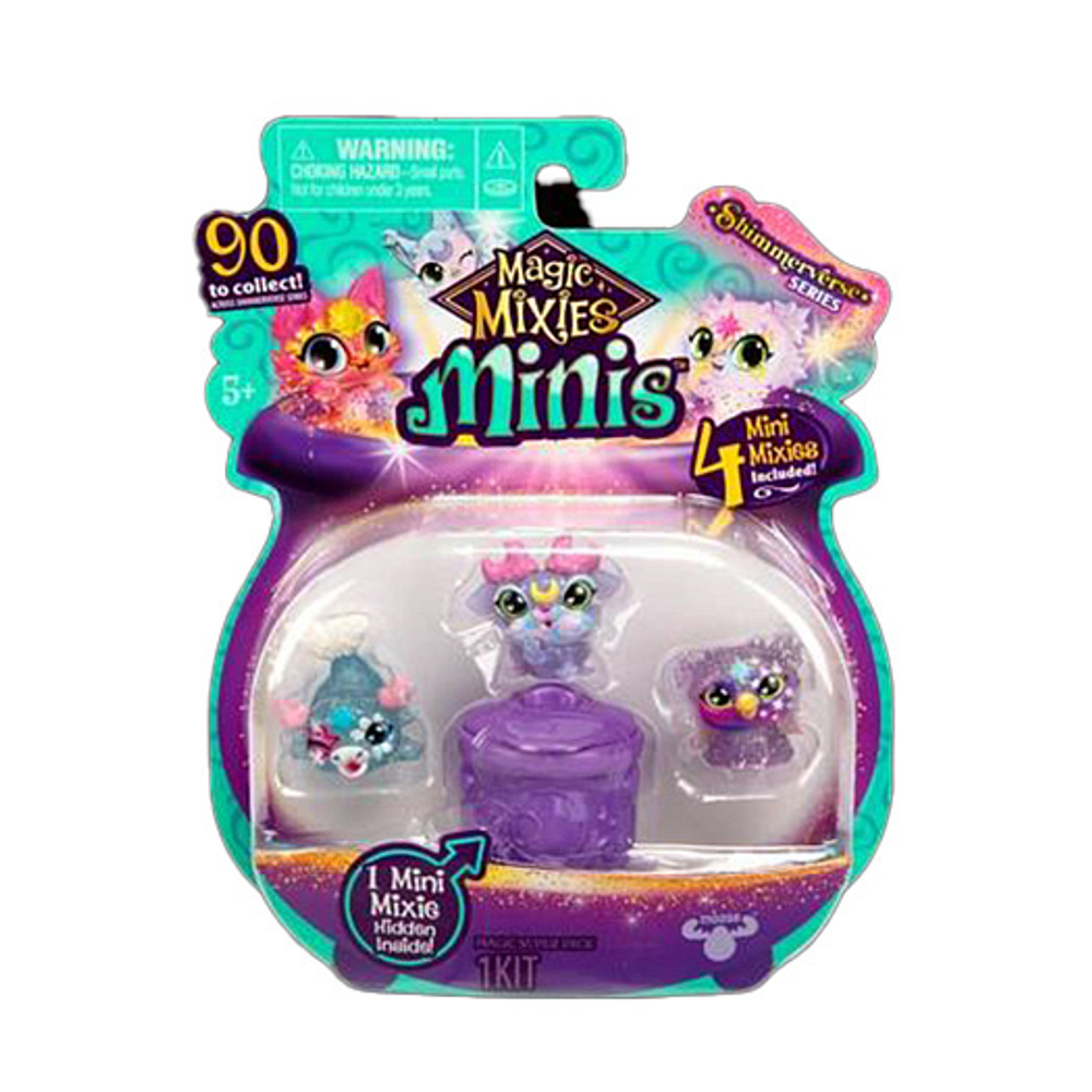 Magic Mixies Minis 4pk - Мини котелок с 4 пикслингами 30512