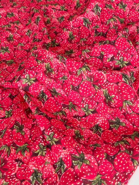 КЛУБНИКА, 100% хлопок Handmade Fabrics 4