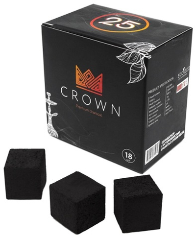 Уголь Crown 18 шт 25 мм