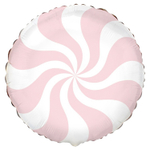 Шар Фольгированный Конфета персиковая пастель (Персиковый)