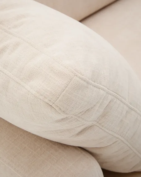 Диван Gala 4-местный из бежевого шенилла