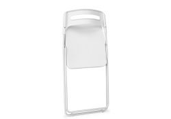 Пластиковый стул Fold складной white
