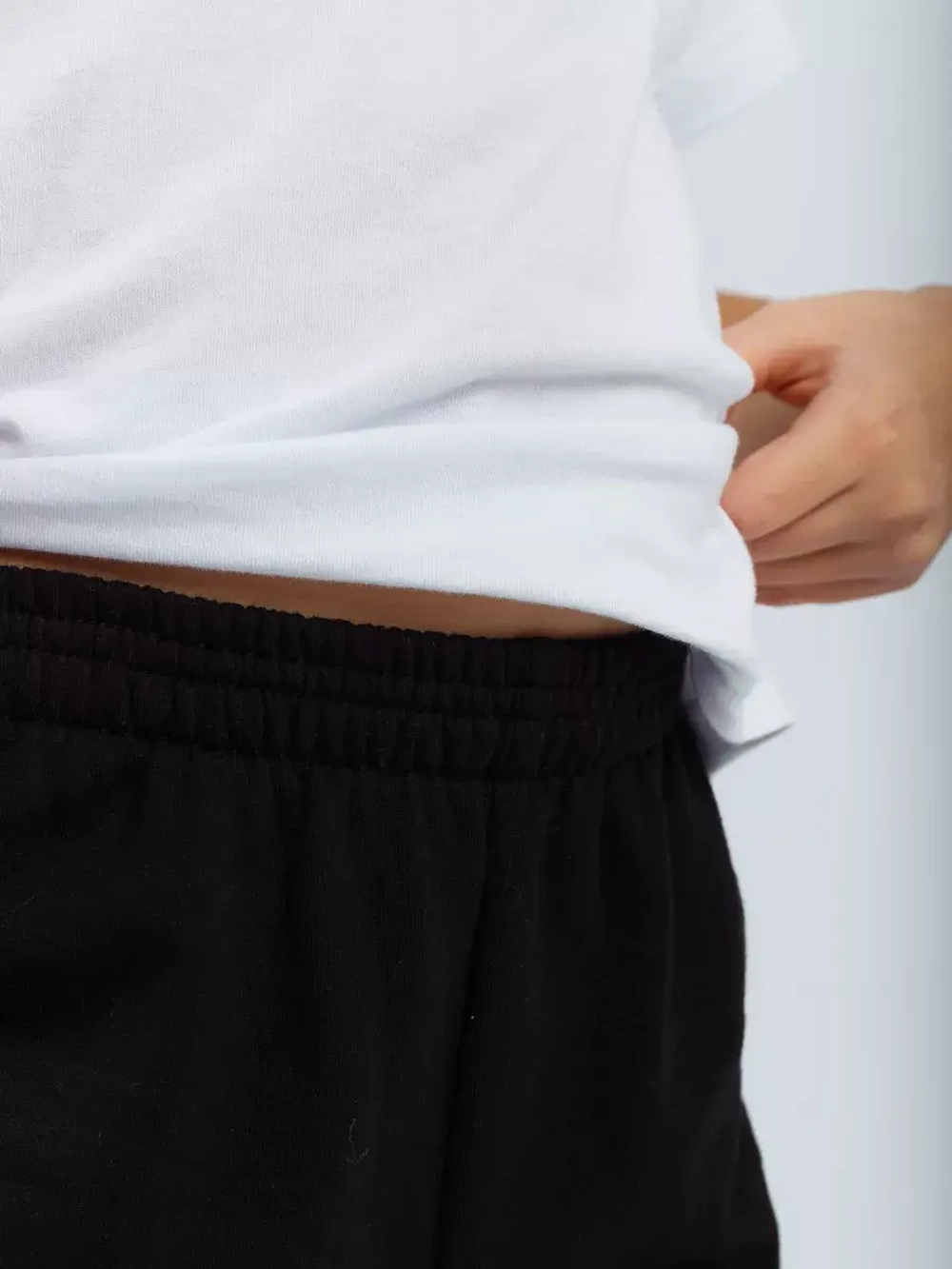 Штаны детские в садик теплые из футера. Комплект из 2 штук