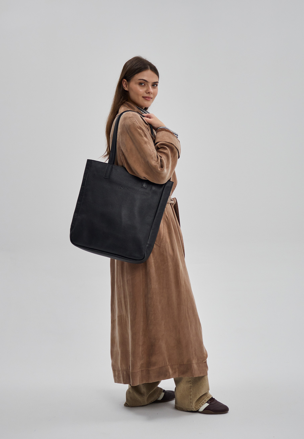 сумка шоппер черный текстура