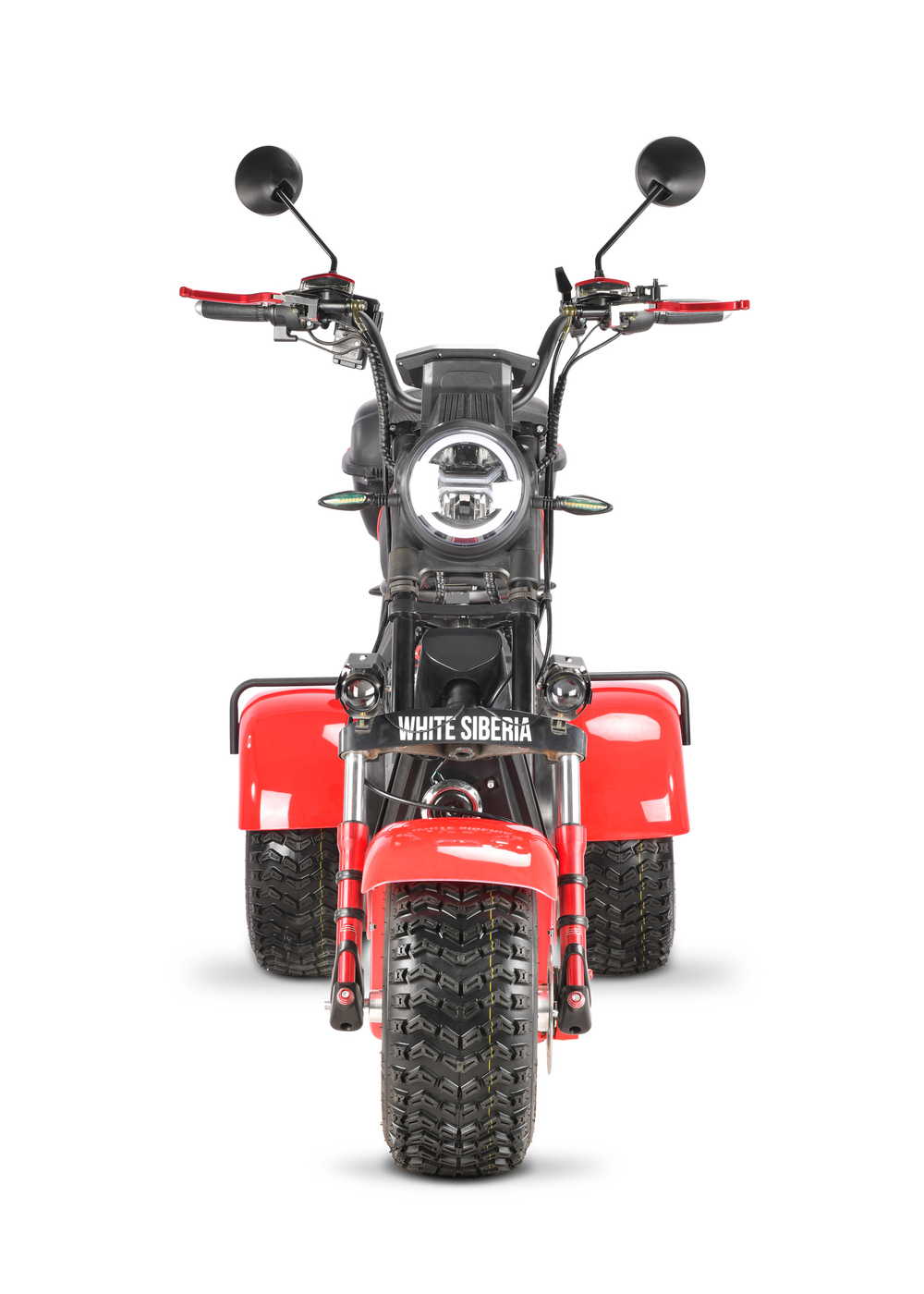 Электроскутер WHITE SIBERIA IKRA 5000W Red