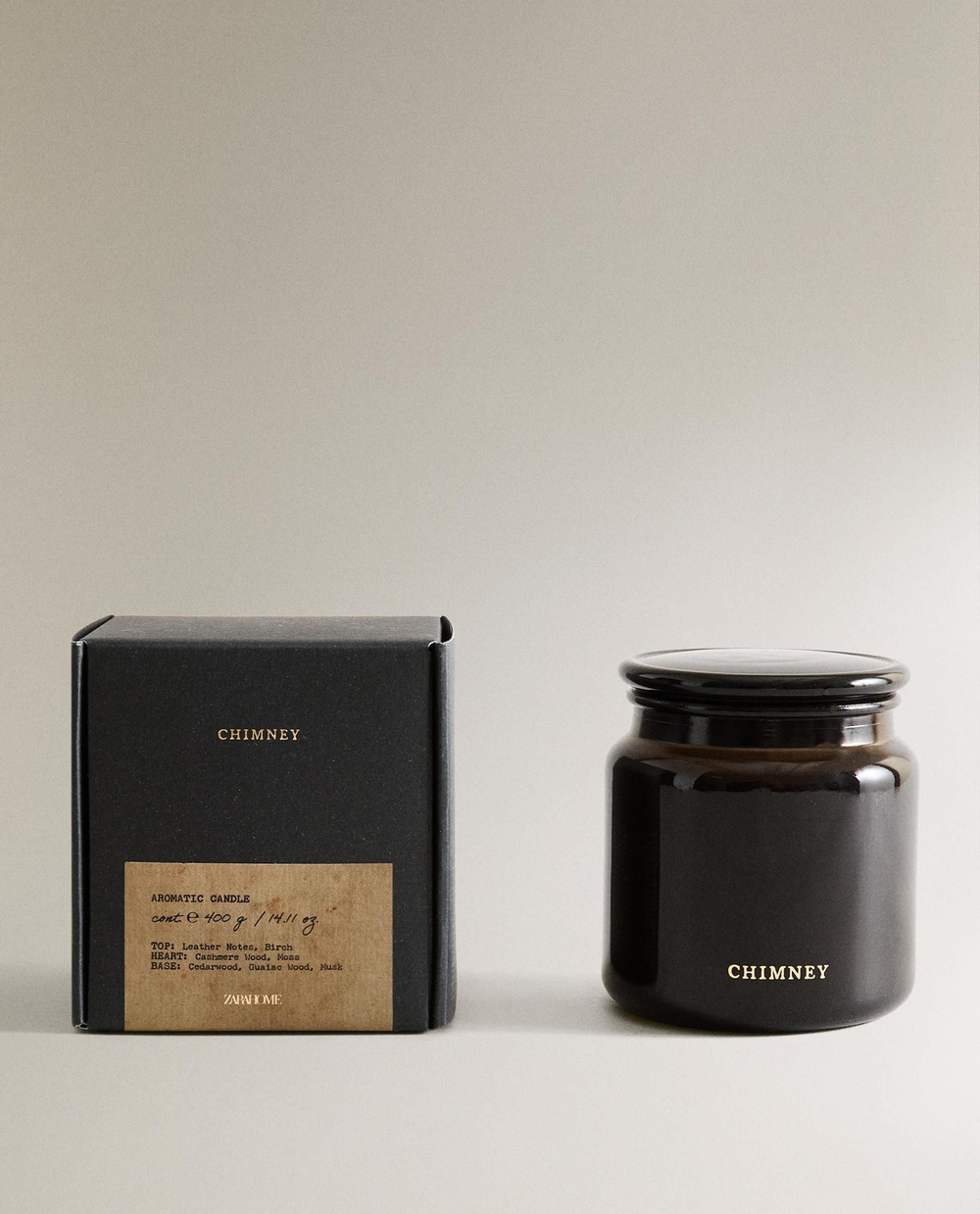 Zara Home - Ароматическая свеча дымохода, 400 г