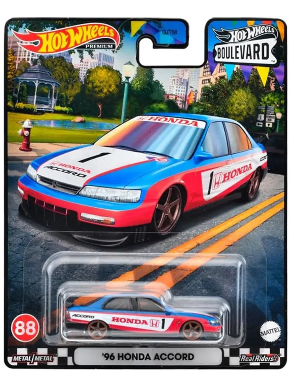 Машинка Хот Вилс Премиум 96 Honda Accord GJT68 HKF27