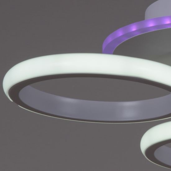 Светодиодная люстра Reluce LED 54W+6.5W 05855-0.3-03 WH (RGB)