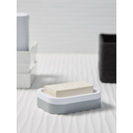 Мыльница tyer, белая/серая