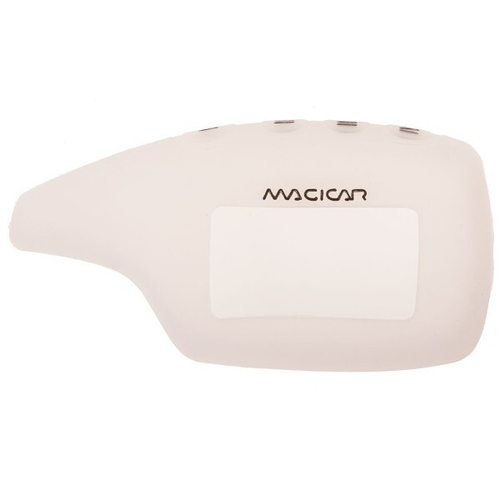 Чехол брелка сигнализации SCHER-KHAN 5 белого цвета (SKYWAY)