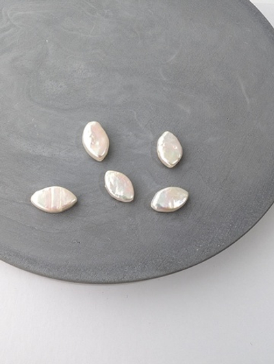 Жемчуг натуральный барочный 14*8.5мм, 1шт