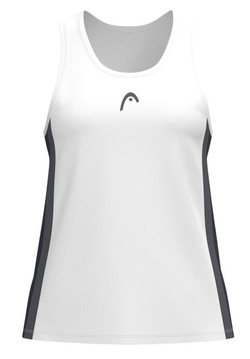 Футболка для мальчика теннисная Head Girls Club 25 Tank - navy/white
