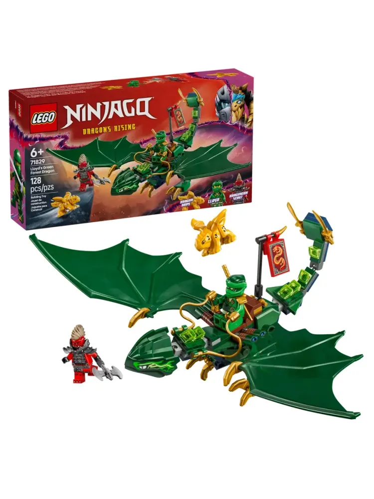 Конструктор NINJAGO 71829 Зеленый лесной дракон Ллойда
