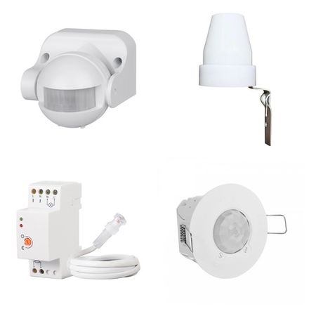 Управление освещением (датчики, фотореле)