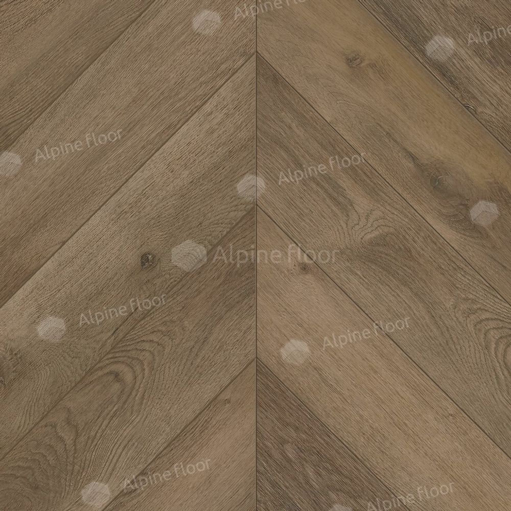 Кварцвиниловая плитка Alpine Floor Chevron Alpine ДУБ НАСЫЩЕННЫЙ ECO 18-4