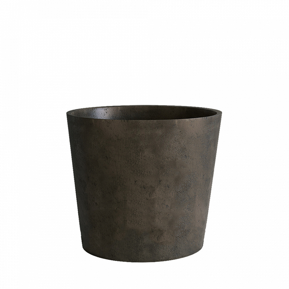 Кашпо, коллекция Concrete (Midnight), форма CRATER