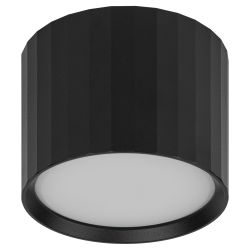 Светильник настенно-потолочный спот ЭРА OL39 BK под GX53 IP20 черный | Накладные светильники